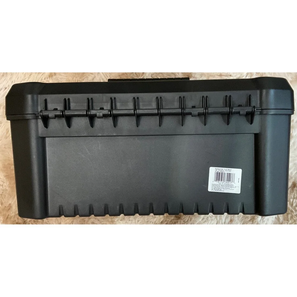 Stanley Essential 16 Inch Plastic Tool Box with Removable Tray STST16331 Black
